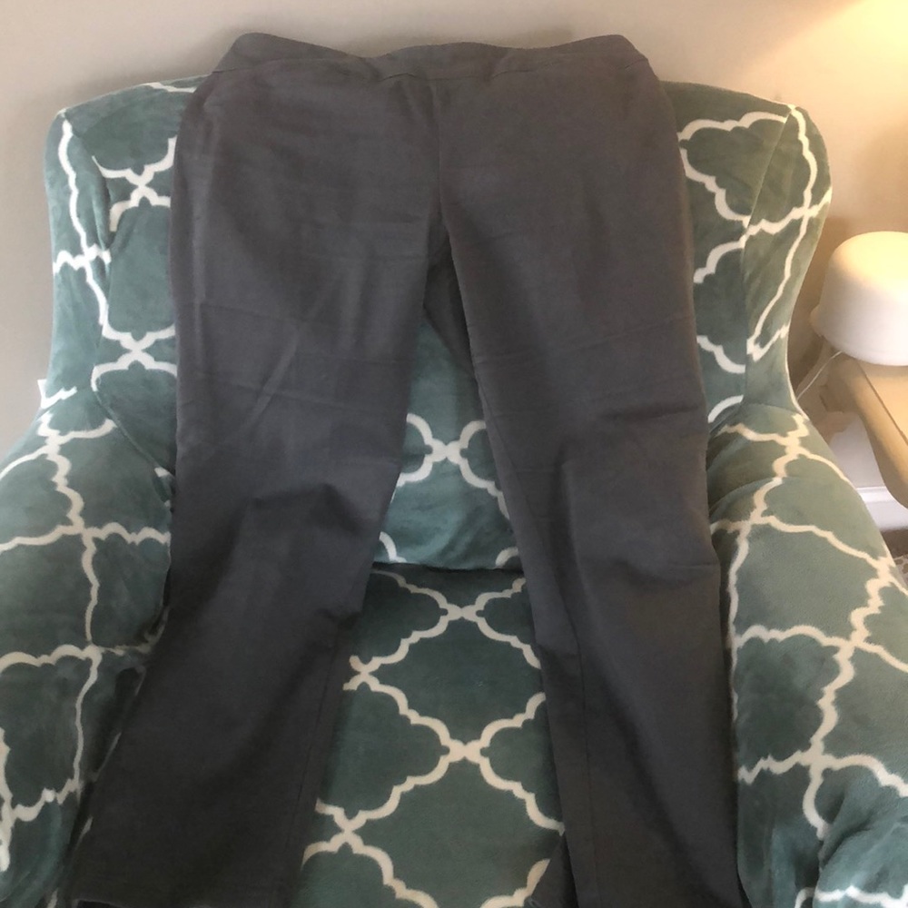 Pull on grey pants